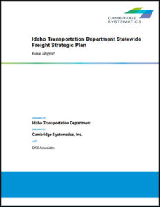 Idaho Statewide Freight Strategic Plan 2017