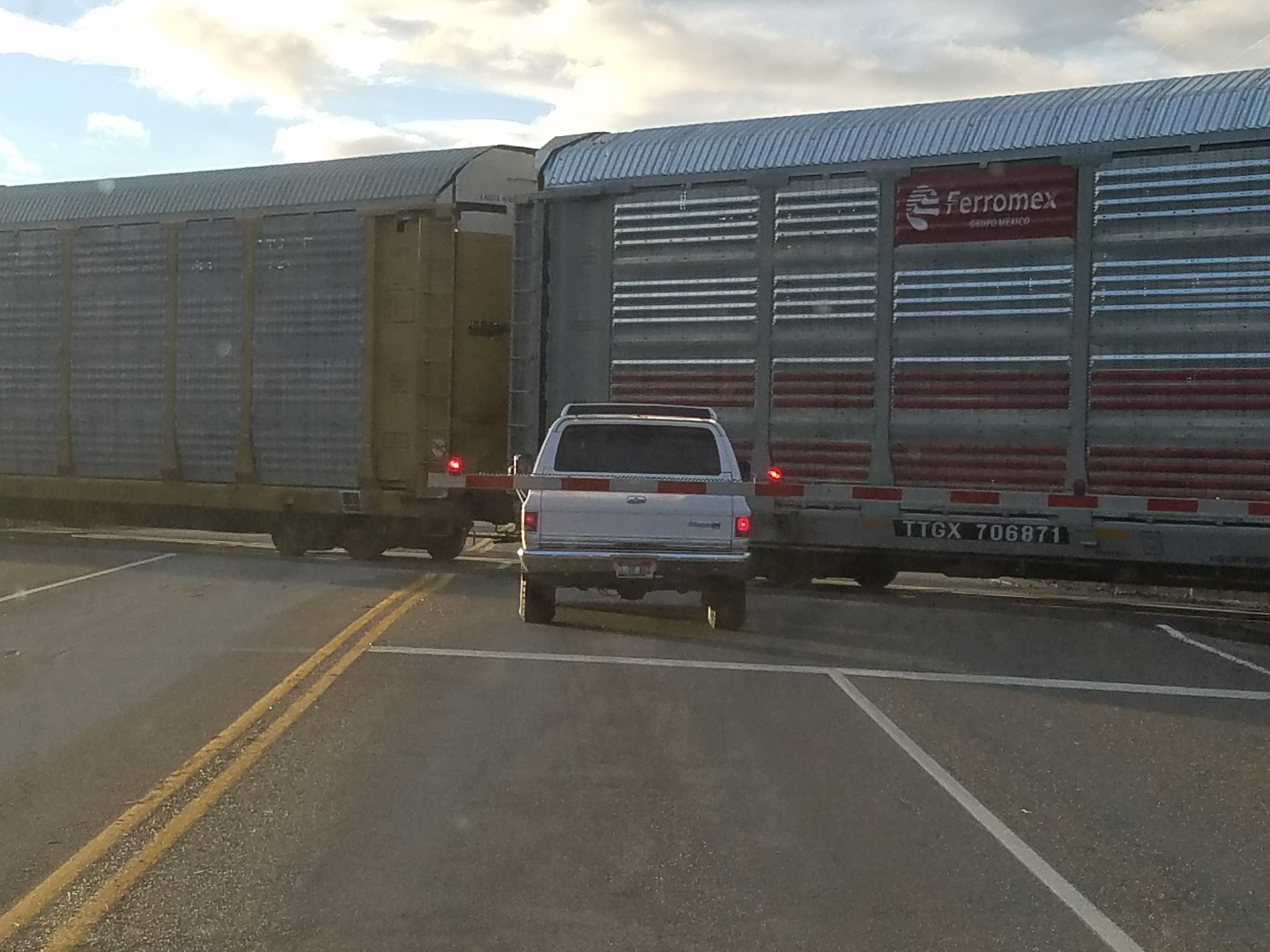 Truck at Railroad Crossing 2016